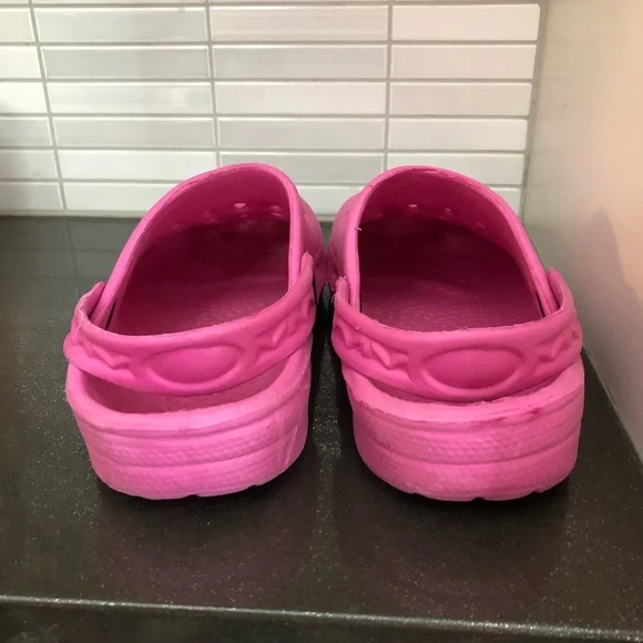 Pink youth summer clogs - Picture 4 of 9